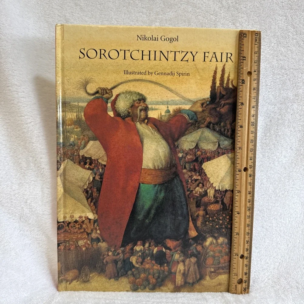 Sorochintsy Fair‎ Nikolai Gogol Hardback Book Illustrated 1991 Collectable HB